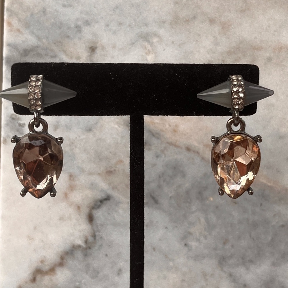 Vintage Art Deco earrings - Picture 3 of 6